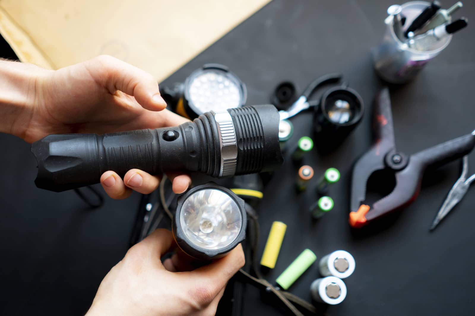 Tactical Flashlight Battery
